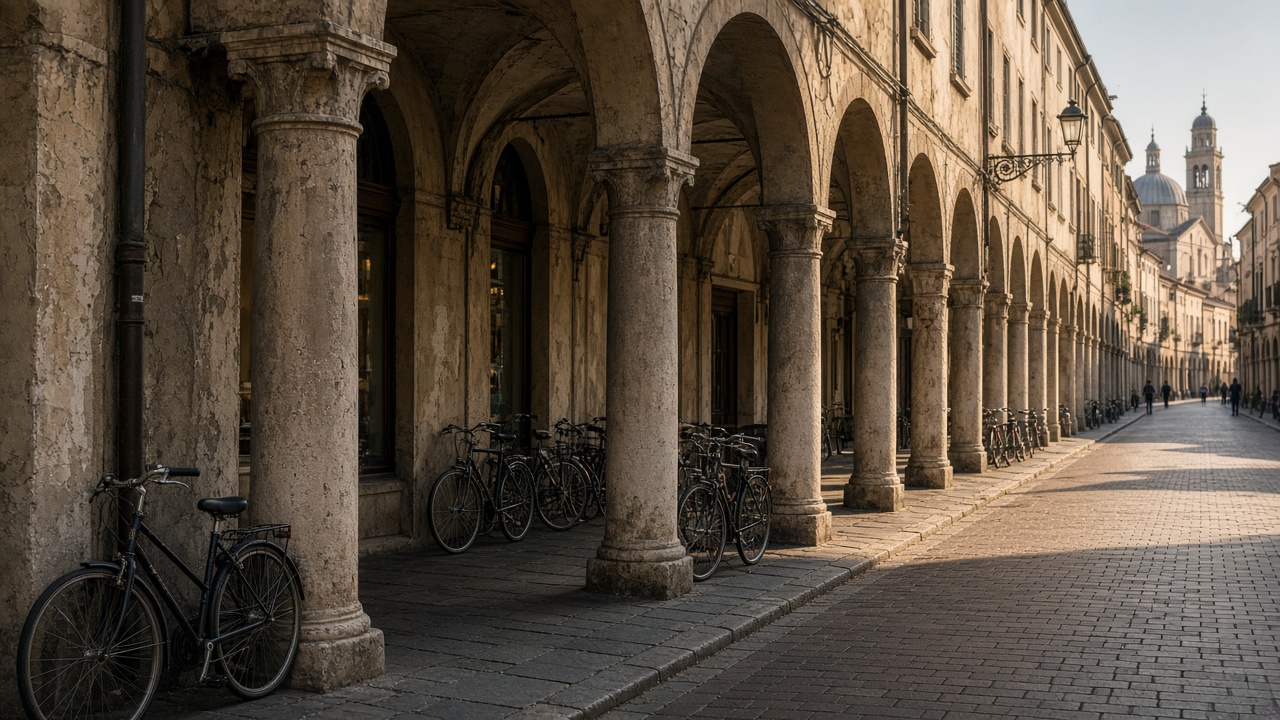 Portici, Padova, Via San Francesco.